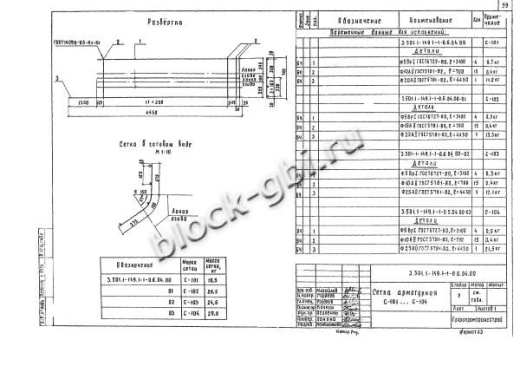 Фундамент ТС-100-4,5С