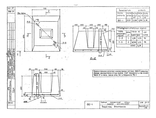 Фундамент ФО-1