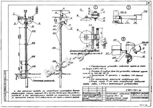 Анкерная концевая опора А10-1 Анкерная концевая опора А10-1