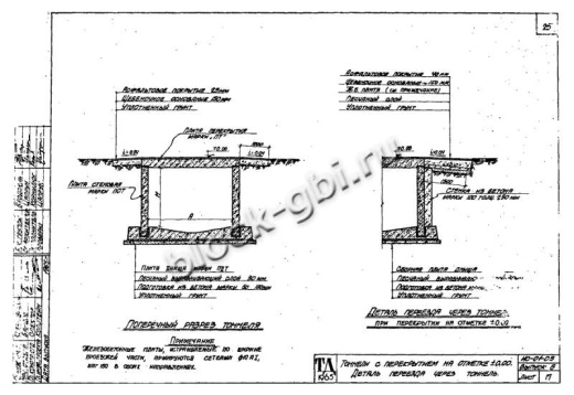 Тоннель 2Ту 420-300-3 двухсекционный