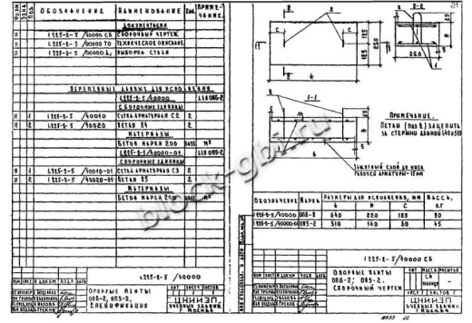 Опорная подушка ОП 6-2 Опорная подушка ОП 6-2