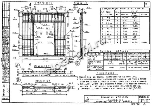 Диафрагма жесткости В-28-29п