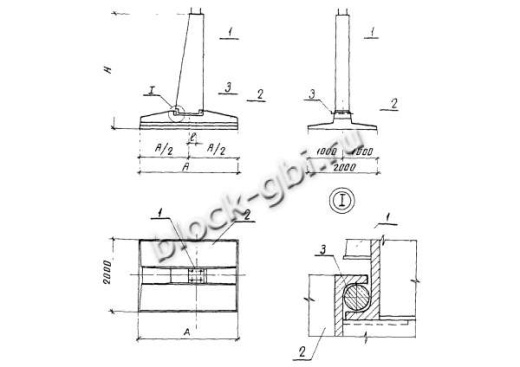 Фундамент ФП2х3.5-4
