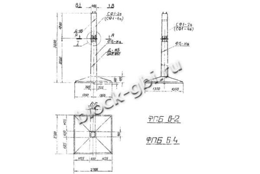 Фундамент ФПБ6-4