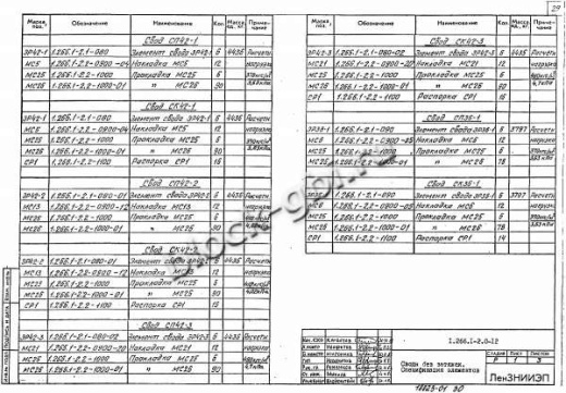 Элемент свода ЭР 42-3 Элемент свода ЭР 42-3