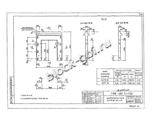 Диафрагма жесткости 1ДП 32.36
