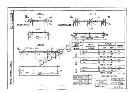 Диафрагма жесткости 1ДП 56.33
