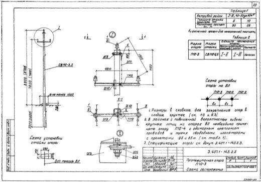 Промежуточная опора П10-3 Промежуточная опора П10-3
