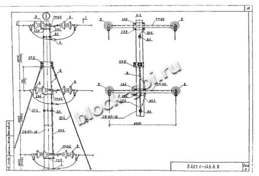 Анкерная опора 2А10-1 Анкерная опора 2А10-1