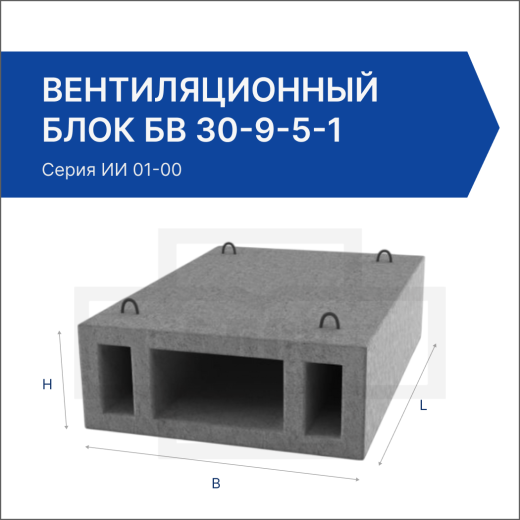 Вентиляционный блок БВ 30-9-5-1