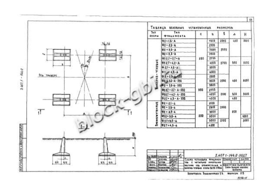 Фундамент ФП2.7х4.2-А-350
